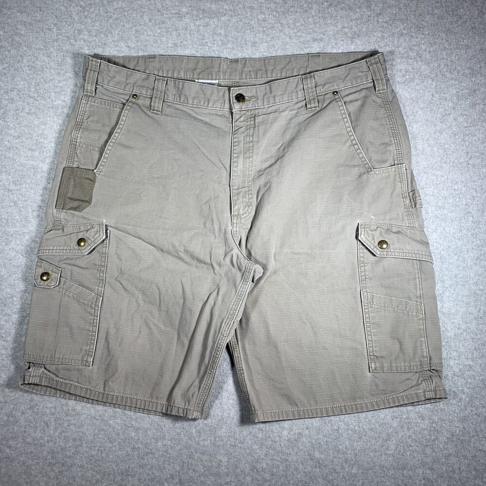 Carhartt Shorts Mens Size 42 Brown Duck Canvas Carpenter Workwear Grunge